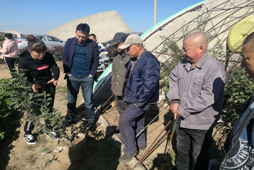 图为实地考察现场