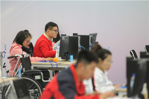 图为技能大赛现场