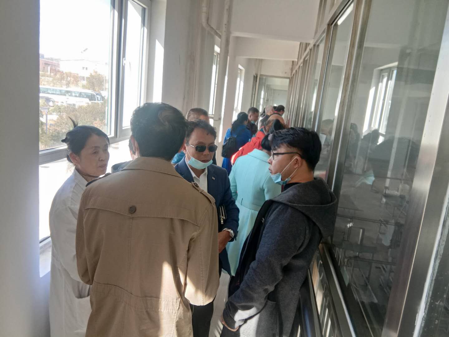 图为考察现场