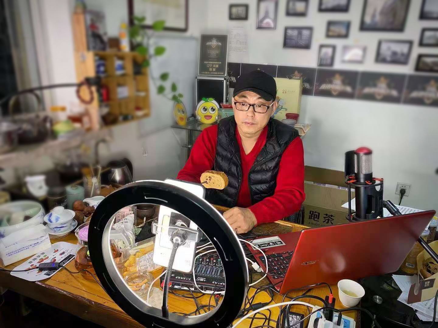 图为线上分会场选手