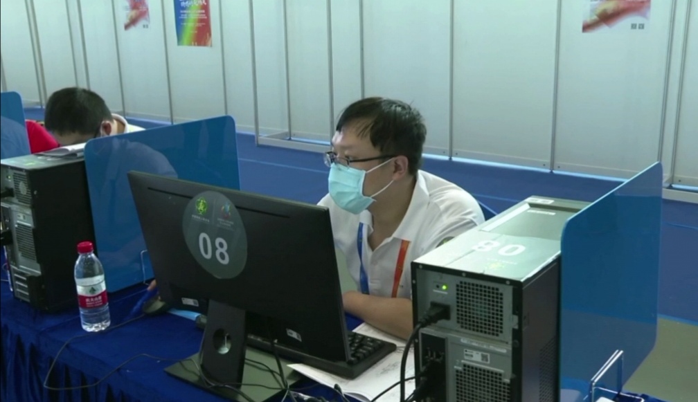 图为我省岗位精英参赛选手孟庆泓